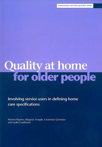 Quality at home for older people