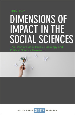 This concise, informative book analyses impact across the social sciences. Drawing on fifteen interviews with senior academics for a longitudinal view, the author sets out valuable recommendations of how and when scholars can achieve impact.