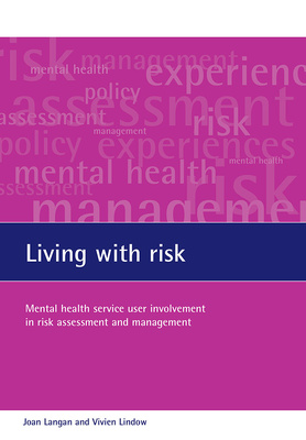 This report explores risk assessment and risk management for people being discharged from psychiatric hospital. It breaks new ground by asking service users about their views and experiences. It also includes information about the harm that service users experienced and explores the perspectives of mental health workers, relatives and friends.