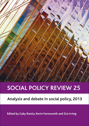 This latest edition of Social Policy Review presents an up-to-date and diverse review of the best in social policy scholarship with a special focus on work, employment and insecurity.