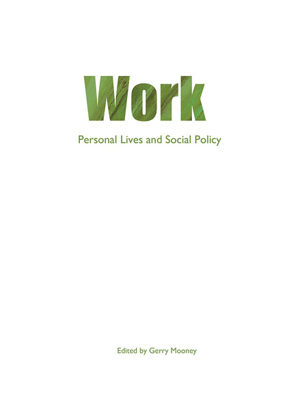 This book explores some of the diverse ways in which work helps to structure the relations between social policy and personal lives. Drawing on a wealth of theory, the authors explore questions that are central to our understanding of how the personal is not only shaped in and through work, but also contributes to social relations at work.