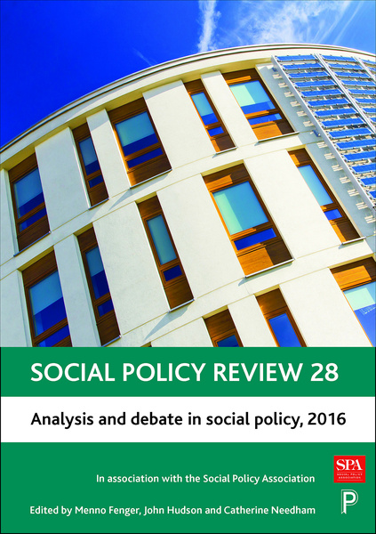 Published in association with the SPA, with specially commissioned reviews of pensions, health care, conditionality and housing and including a themed section on personalised budgets, this book examines important debates in the field.