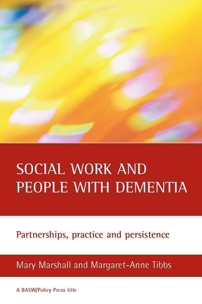 Current community care policies and increasing numbers of older people needing assistance mean that all social workers must be up-to-date in their knowledge, skills and attitudes towards people with dementia and their carers. This book, written by experienced social workers, provides guidance on best practice in a readable and jargon-free style.