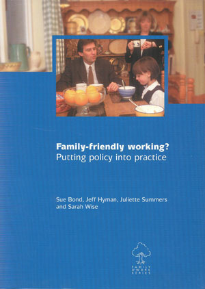 In responding to the needs of working parents and employers, the Government has introduced legislation which encourages family-friendly initiatives to be determined jointly and voluntarily between employers and employees. Focusing on the key sector of financial services, Family-friendly working? reviews how companies are handling this process..