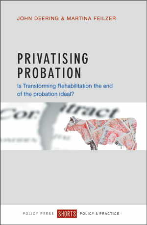 This topical book looks at the attitudes of probation practitioners and managers to the philosophy, values, and practicalities of the Transforming Rehabilitation agenda. It provides unique insights into the values, attitudes and beliefs of probation staff and their delivery of services.