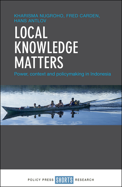 This book explores the critical role that local knowledge plays in public policy processes as well as its role in the co-production of policy relevant knowledge with the scientific and professional communities.