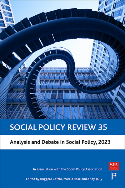 In the latest edition of Social Policy Review, experts review the leading social policy scholarship from the past year. Published in association with the Social Policy Association, this volume addresses current issues and critical debates throughout the international social policy field.