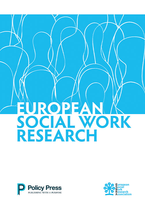 European Social Work Research cover
