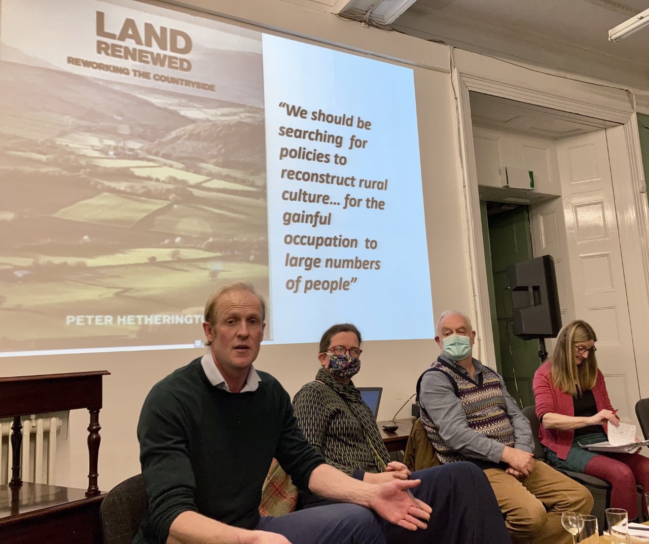 Book launch for 'Land Renewed' by Peter Hetherington