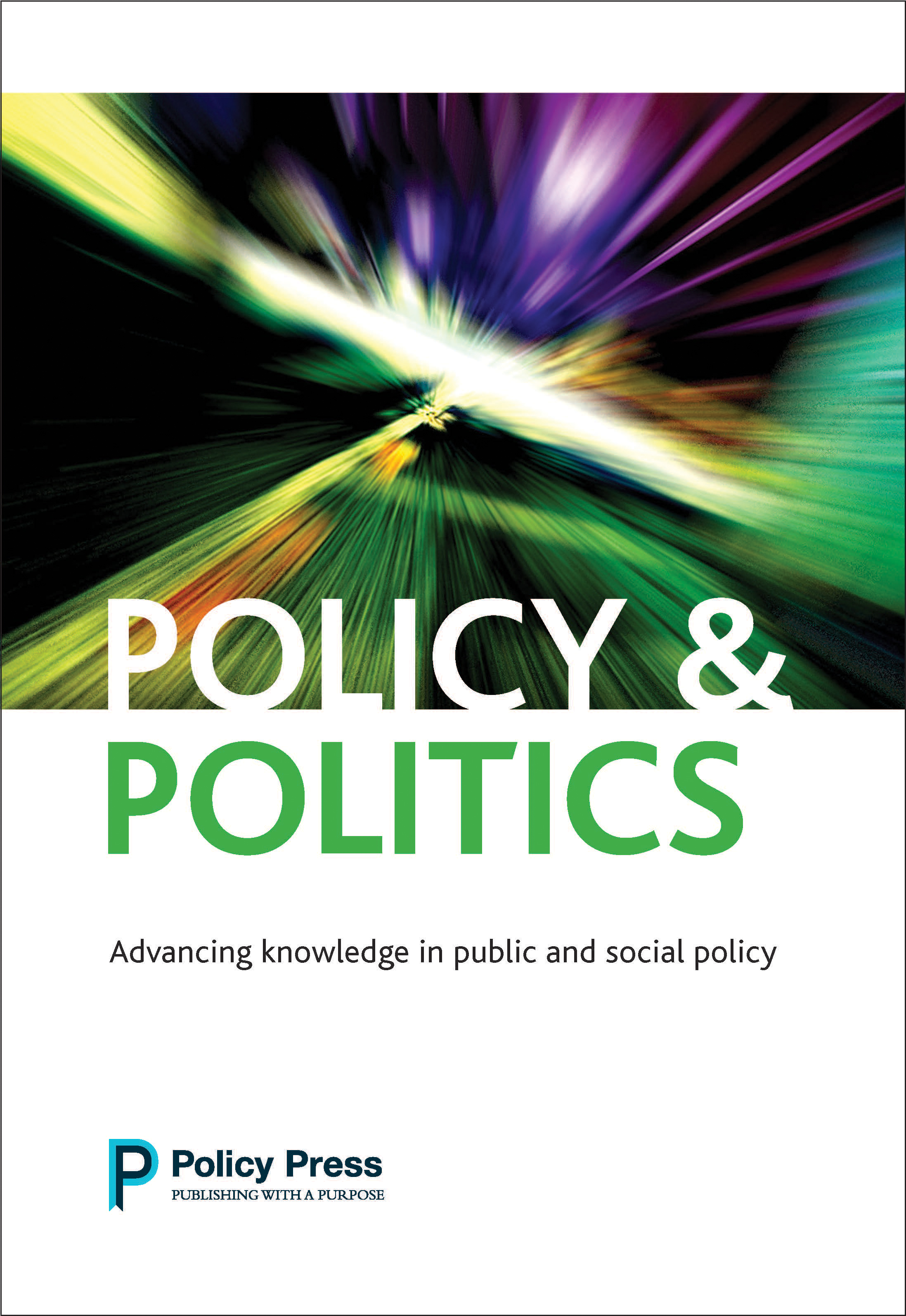 Policy and politics cover